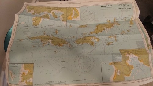 Imray Nautical Chart A1, A23, A231.  Covers Peurto Rico andthe Virgin Islands.