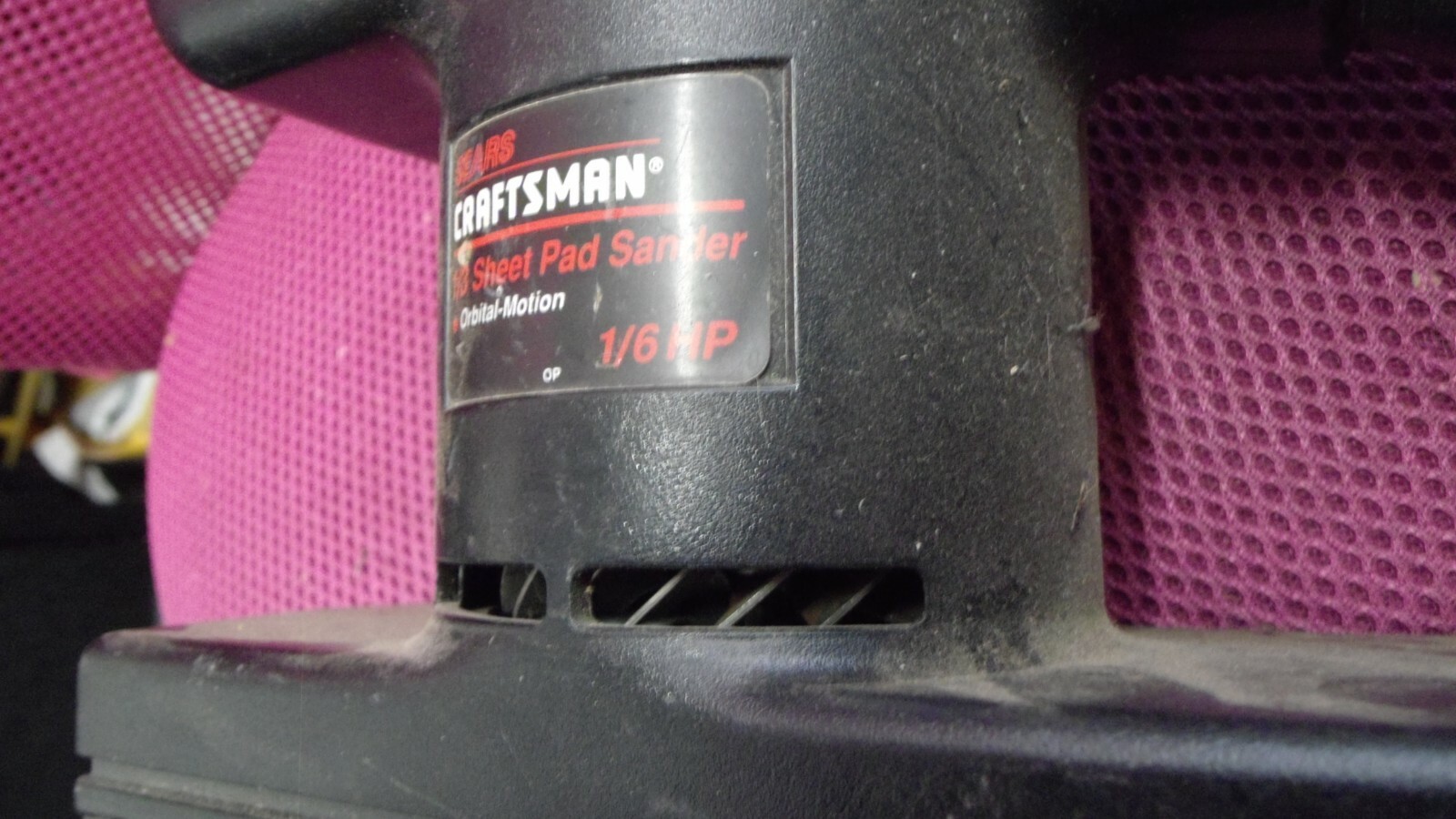 Craftsman 1/6 HP Dual Motion Straight / Orbital Sander Model 315.116112