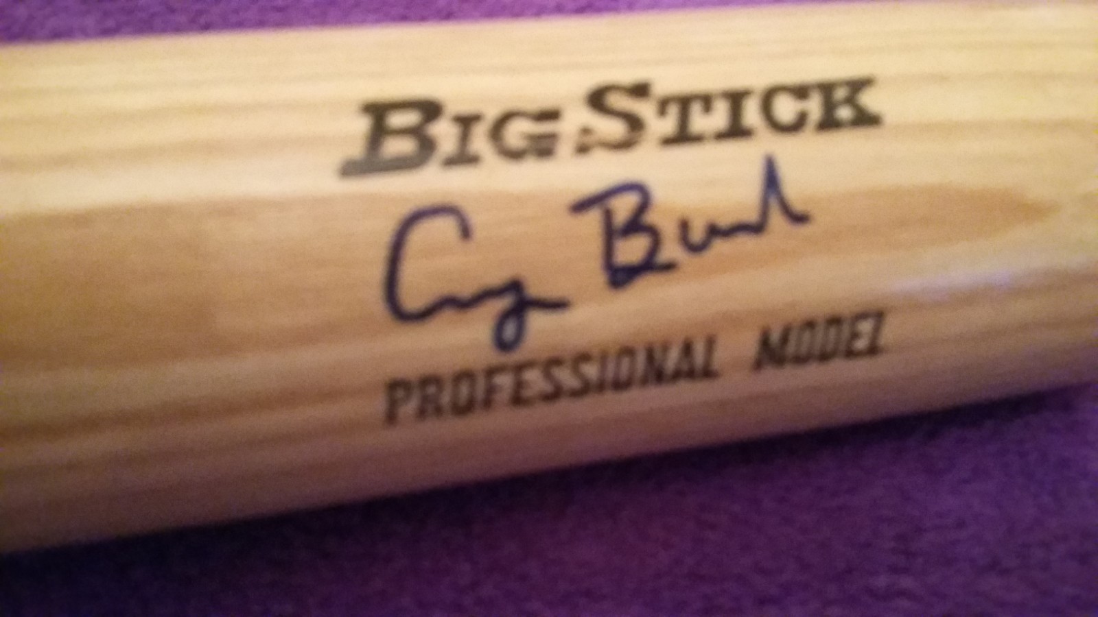 President George H.W. Bush Signed Baseball Bat Autographed