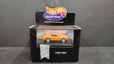 HOT WHEELS COLLECTIBLES '69 1969 AMX ORANGE 1/64 J18