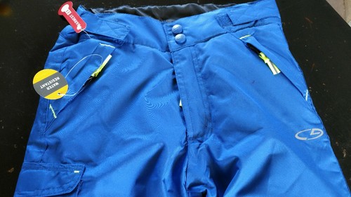 Kids Champion Winter Snow Pants, Size XS 4-5, Blue Excellent! Unisex