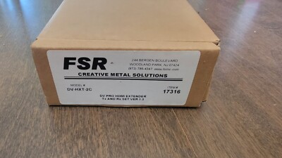 FSR DV-HXT-2C; DV PRO HDMI EXTENDER Tx AND Rx Set (VER 1.3)