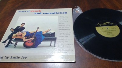 Katie Lee sings Songs of Couch and Consultation vinyl COMMENTARY record CNT-01