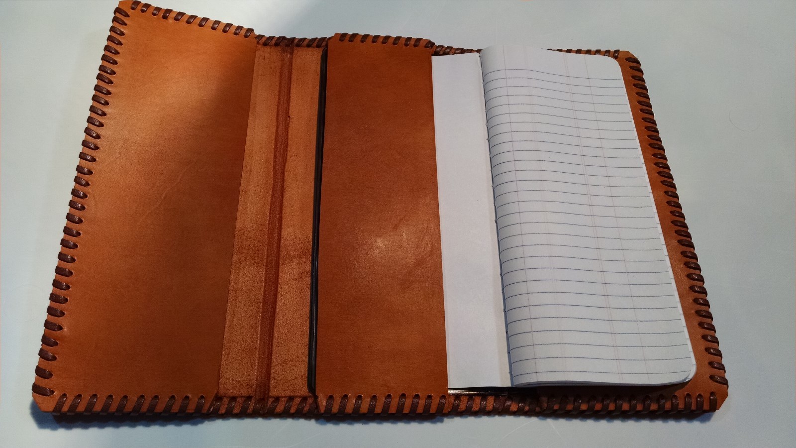 Oil Field Leather Pipe Tally Book Cover 8.75