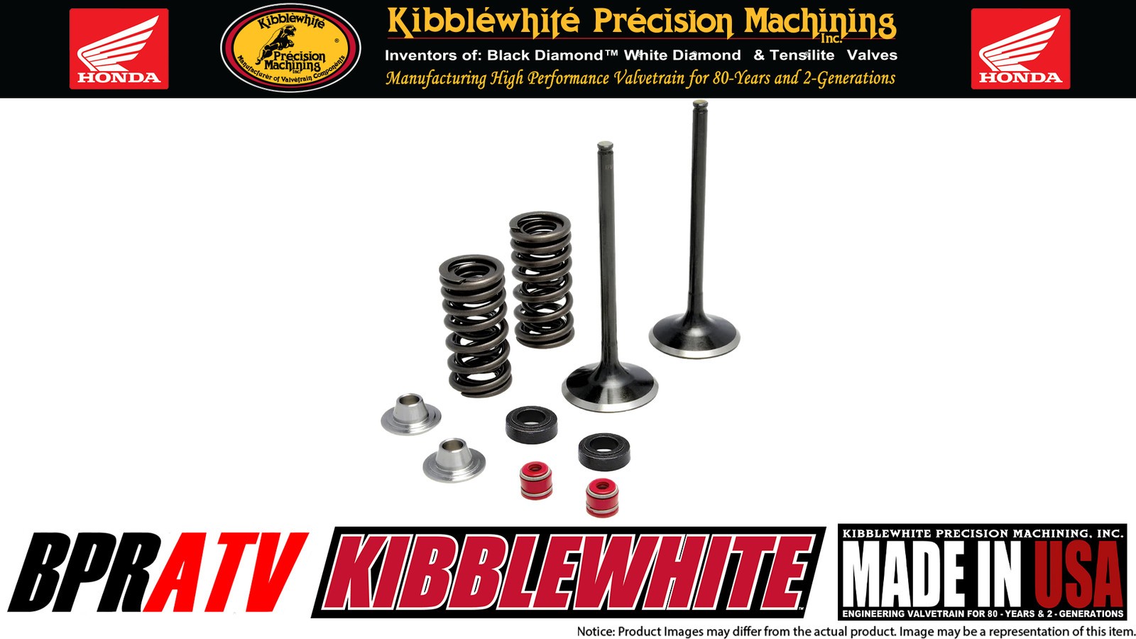 Honda CRF250X CRF 250X 04-17 Kibblewhite Black Diamond Intake Valves Spring Seal
