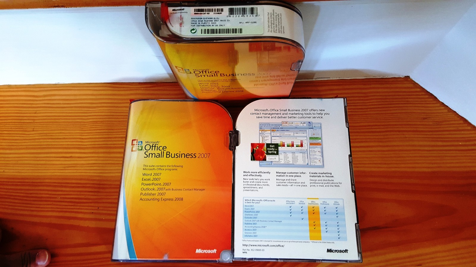Microsoft Office 2007 Small Business, SKU W87-02380, Retail