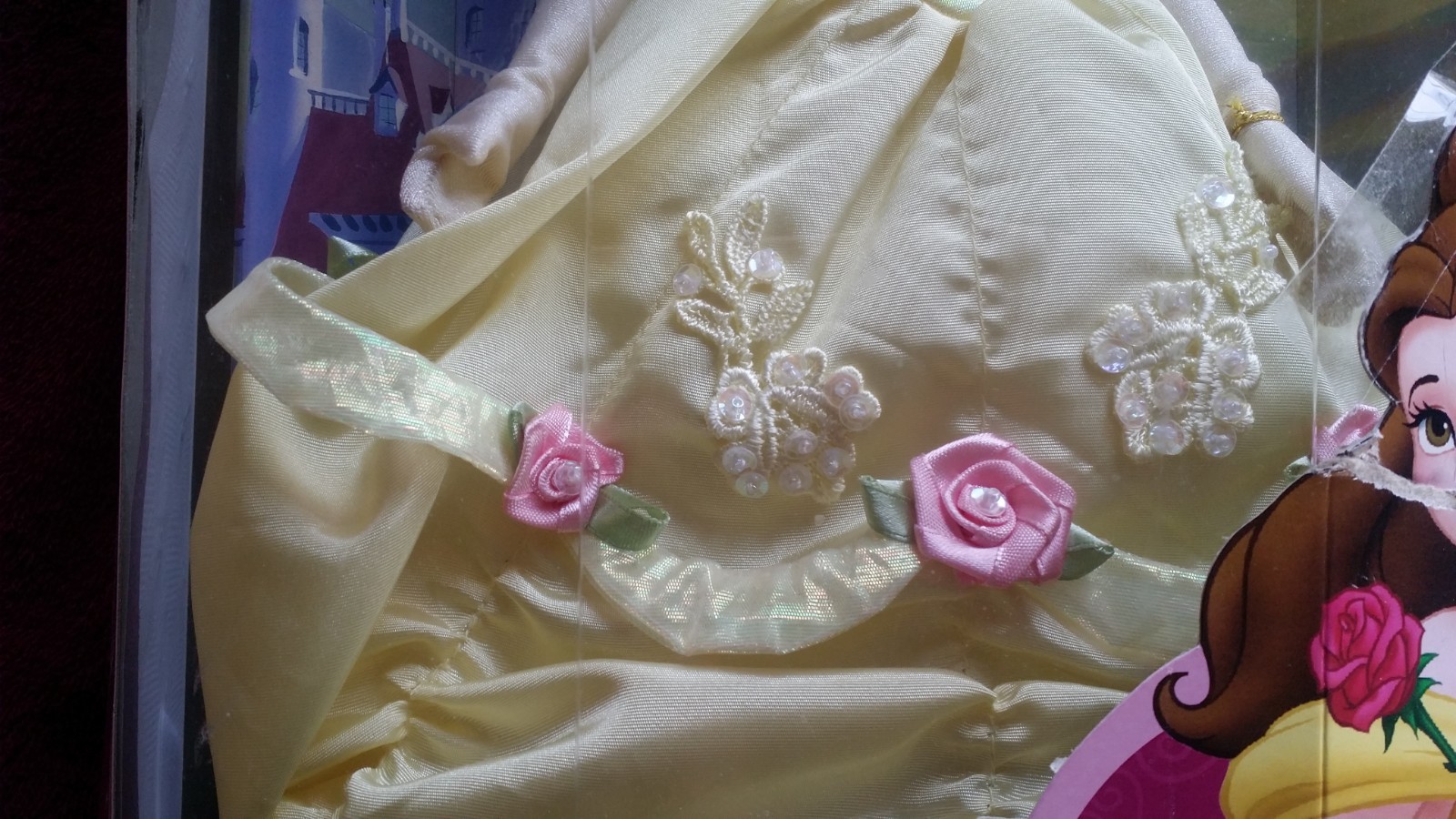 KEEPSAKE 2001 DISNEY'S belle Porcelain Keepsake Doll by BK Collectibles