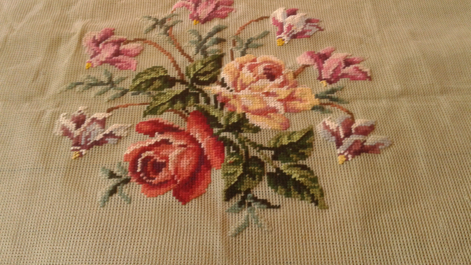 Large Jolles Preworked Needlepoint Canvas 25