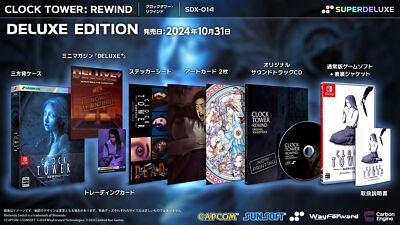 NEW Clock Tower Rewind Deluxe Edition Nintendo Switch Game