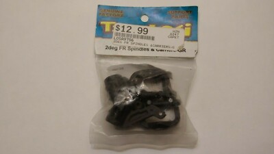 LOSA9756	Losi Graphite Frt Spindles & Carriers 2 Degree  A-9756