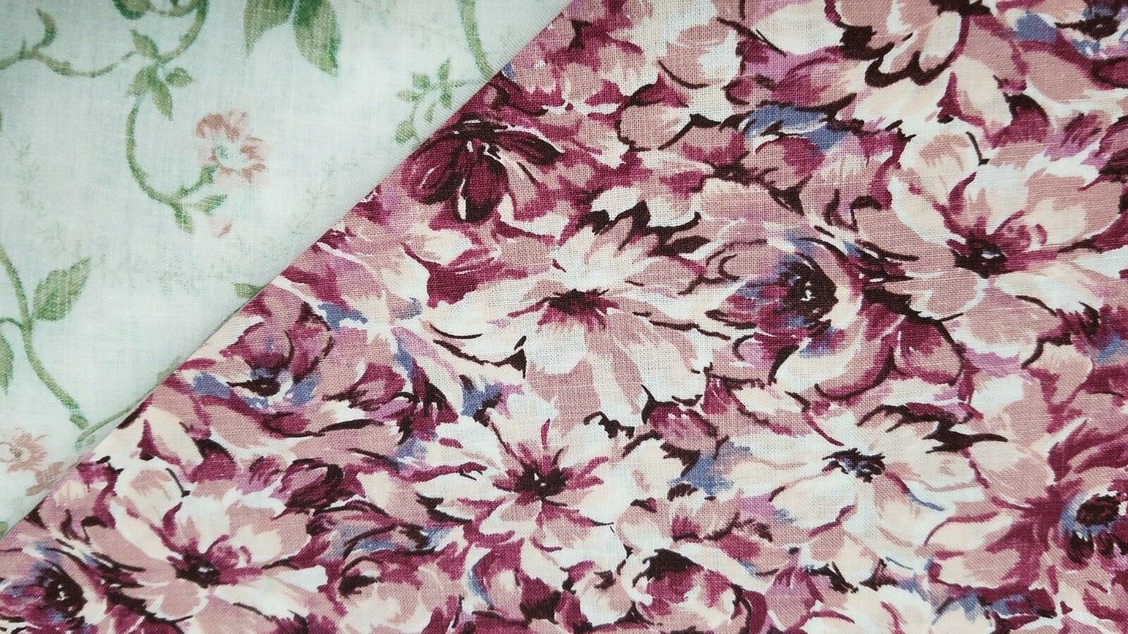 KEEPSAKE QUILTING MEDLEY OF THE MONTH FAT QUARTERS (6) - "GEORGINA'S GARDEN"