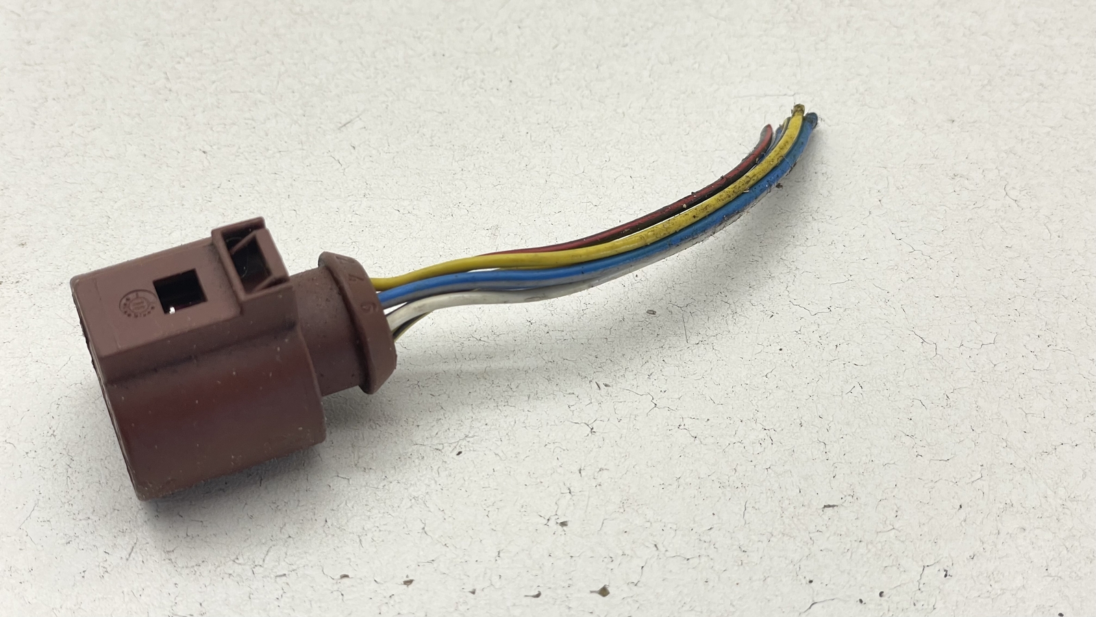 VW Audi Porsche Plug Housing Connector 6 Wire Pigtail OEM #1J0973713A