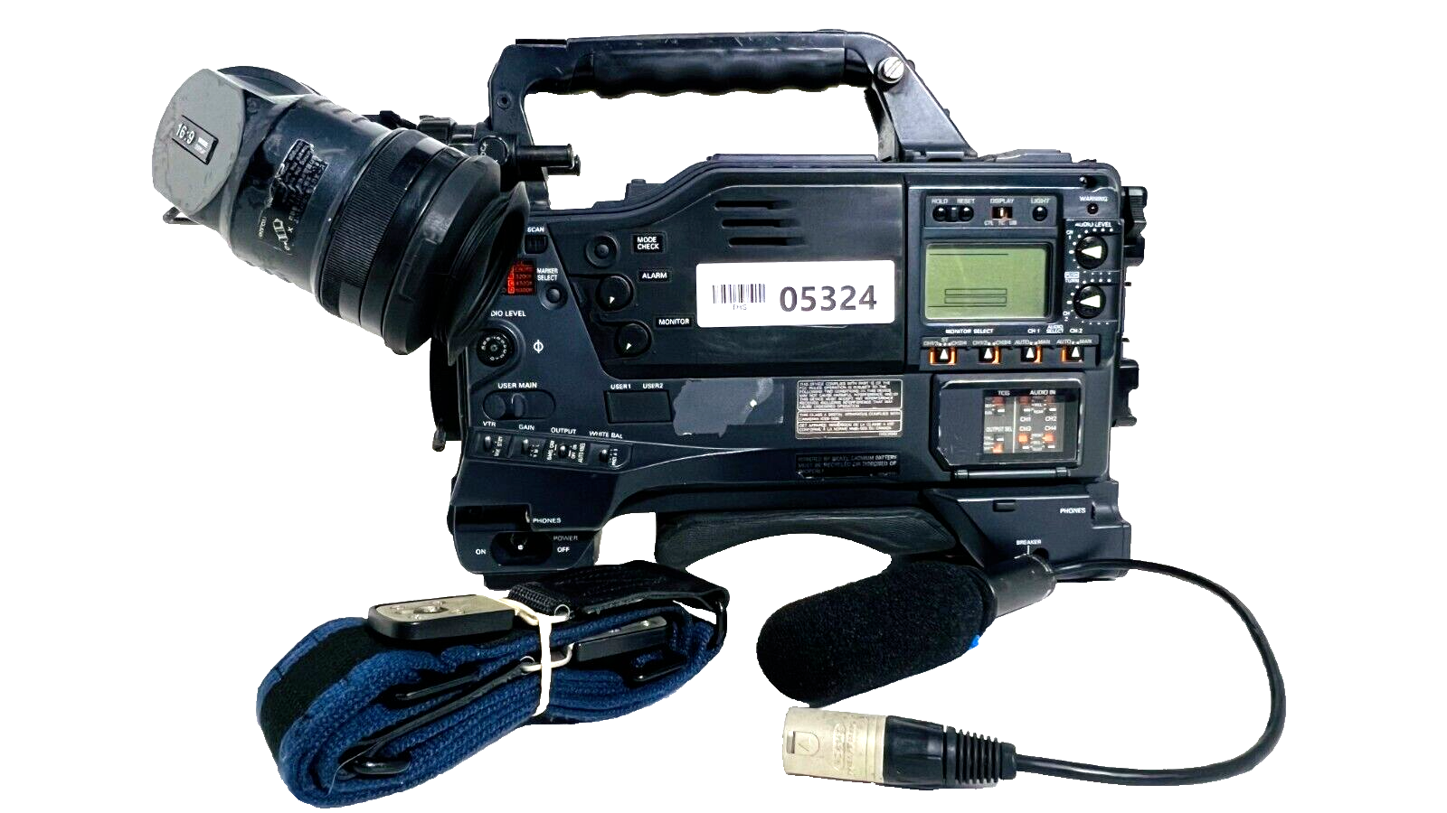 Panasonic AJ-SDX900P DVCPRO50 Camera W/AJ-VF20WP Viewfinder