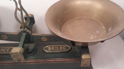 Antique Cast Iron French Balance Scale