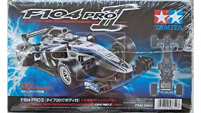 Tamiya 1/10 RC F104 Pro II Kit w/ Body and Wings #58652