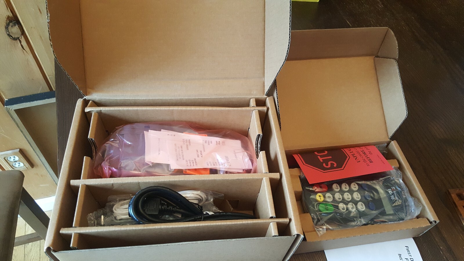 First Data FD50 Credit Debit Card Terminal with swipe and keypad  FD-50+FD10