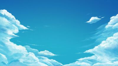 Anime drawing sky Custom Gaming Mat Desk