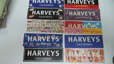 Harveys Seatbelt STICKER CALIFORNIA STAR WARS LUCAS FILMS RETIRED Collection New