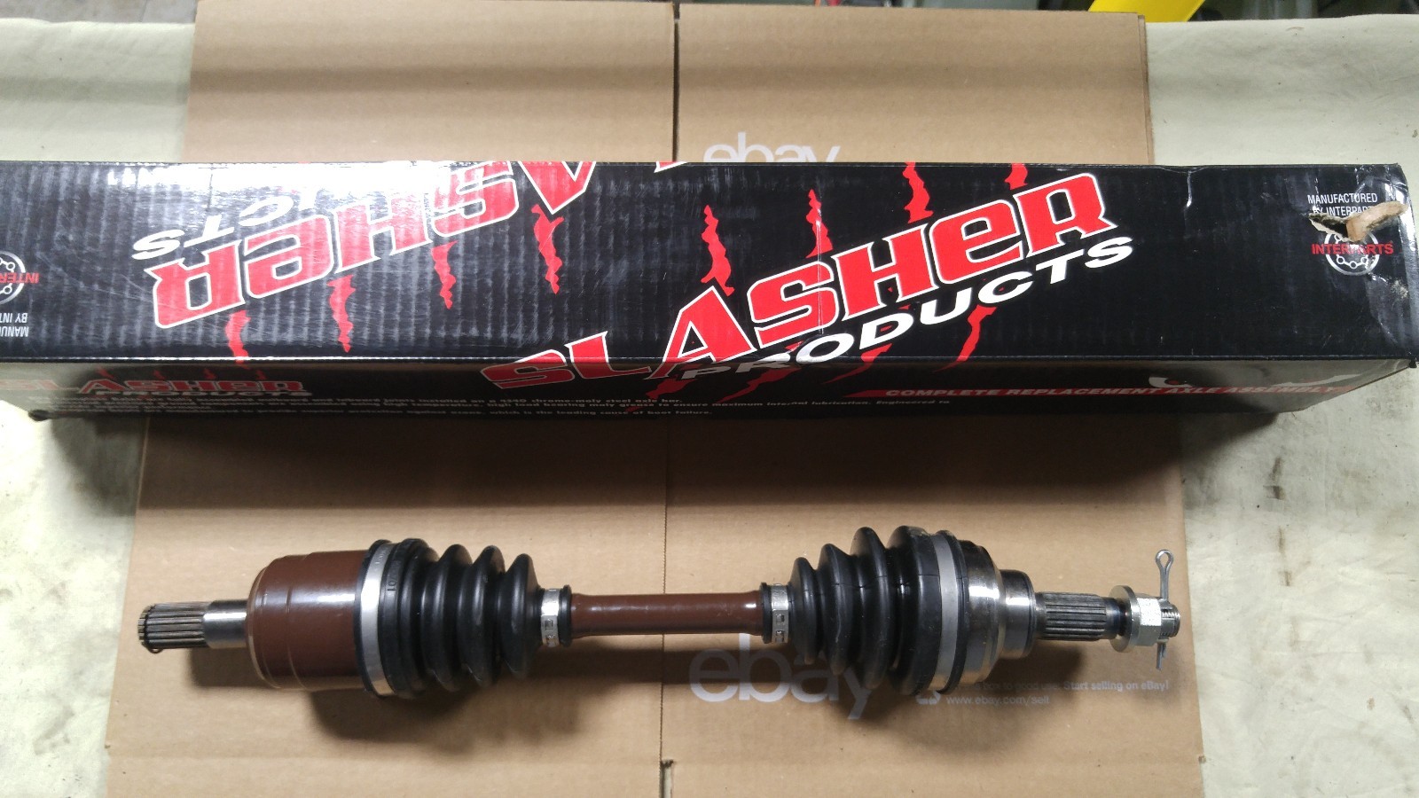 NIB  SLASHER FULL AXLE FRONT LEFT HONDA foreman   TRX 400 1995-2001 AX-HO8101