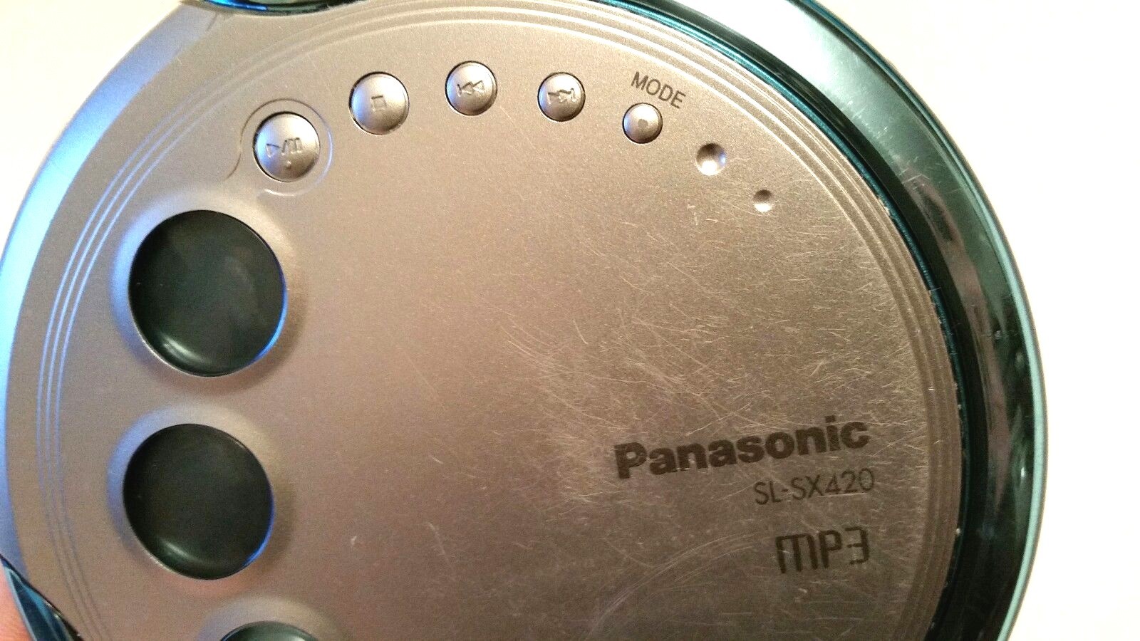 Panasonic SL-SX420 MP3 CD Player Anti-Skip Tested Scratches On Unit Portable