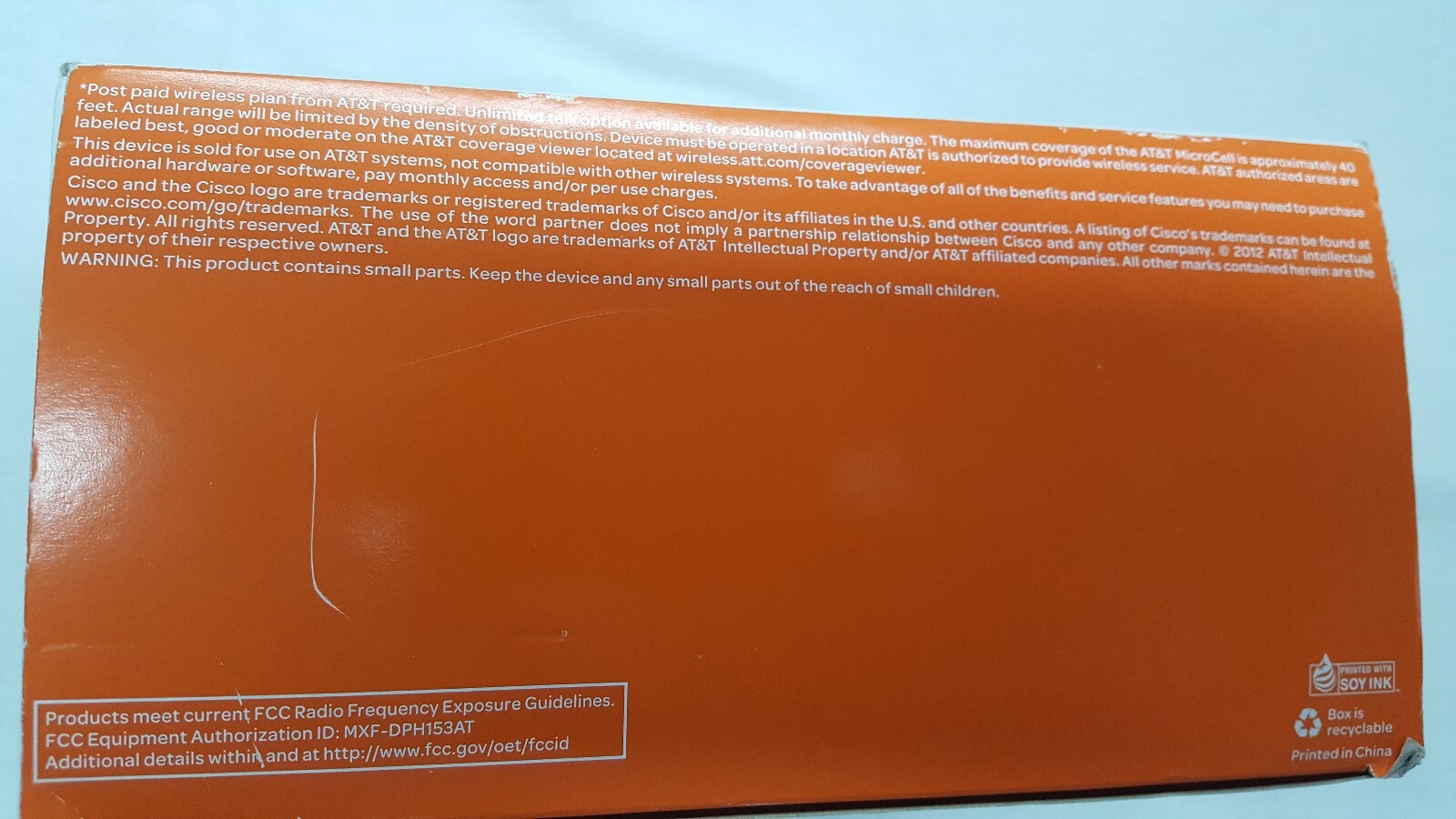 AT&T Cisco DPH153-AT 3G MicroCell Signal Booster NIOB!