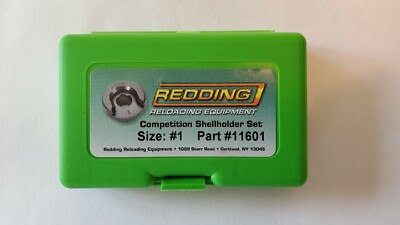 Redding Reloading 11601 Competition Shellholder Set Size #1 *Fast Shipping*