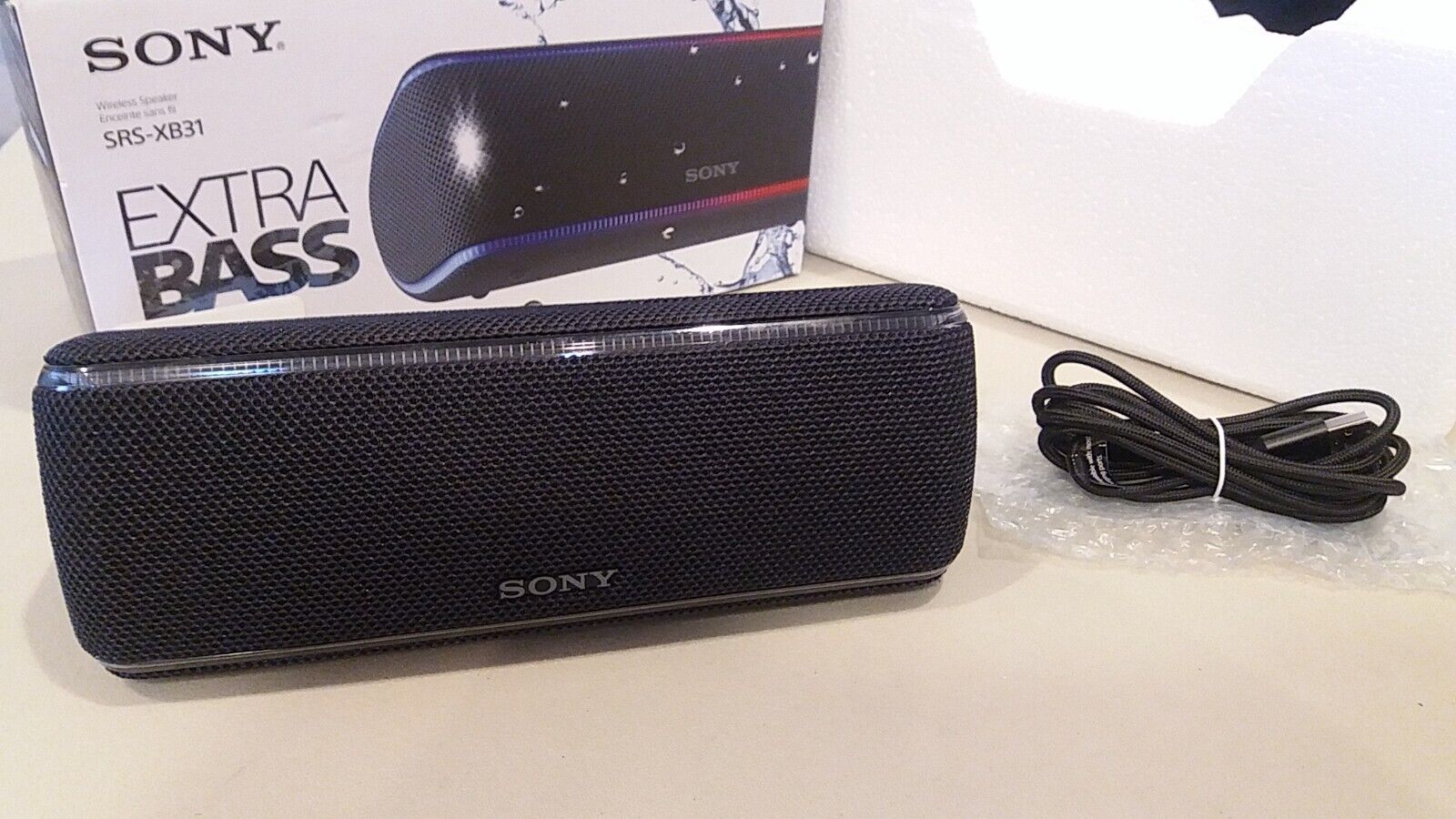 Sony SRS-XB31 Wireless Extra Bass Speaker - Black | eBay Sony SRS-XB31 Wireless Extra Bass Speaker - Black | eBay
