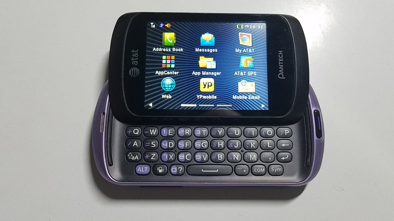 Купить PANTECH Swift P6020 Lavender (AT&T) 3G Slider Keyboard Cellular  Phone Excellent, цена 9 390 руб — (354490492330), США