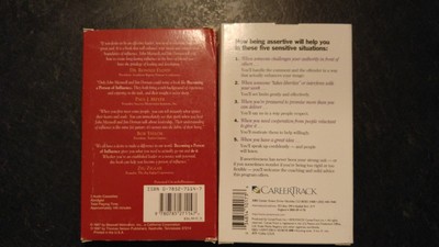 Becoming a Person of Influence & Assertive Communication - Audio Book Set!!