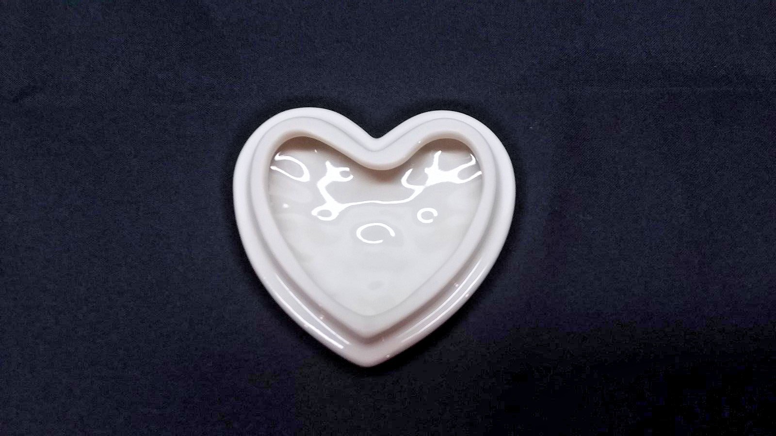 Lenox Small Heart Shape ~ Wedding Promises Collection ~ Trinket Box