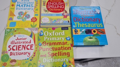 Junior Illustrated Dictionary, Englisglh, Grammer, Science, Maths