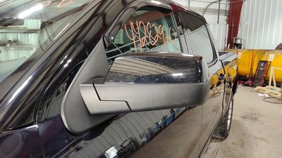 2014-2019 Chevrolet Silverado LH Driver Power Door Mirror Black-GBA