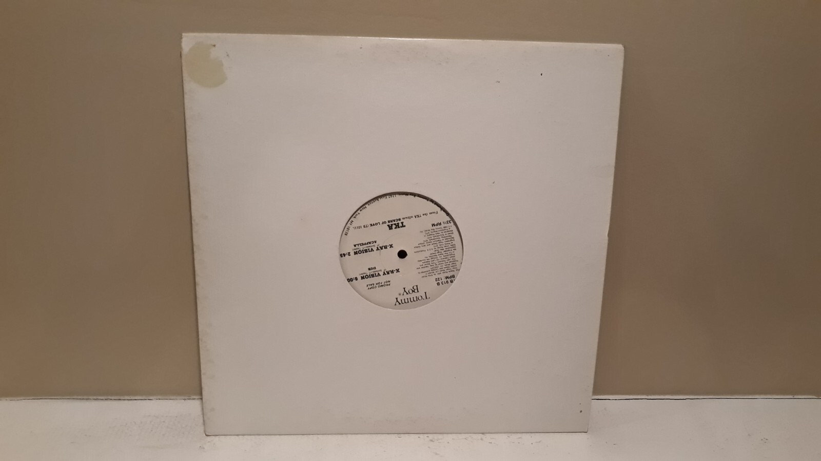 TKA - "X-RAY VISION" / 3 MIX PROMO / TOMMY BOY RECORDS 1988