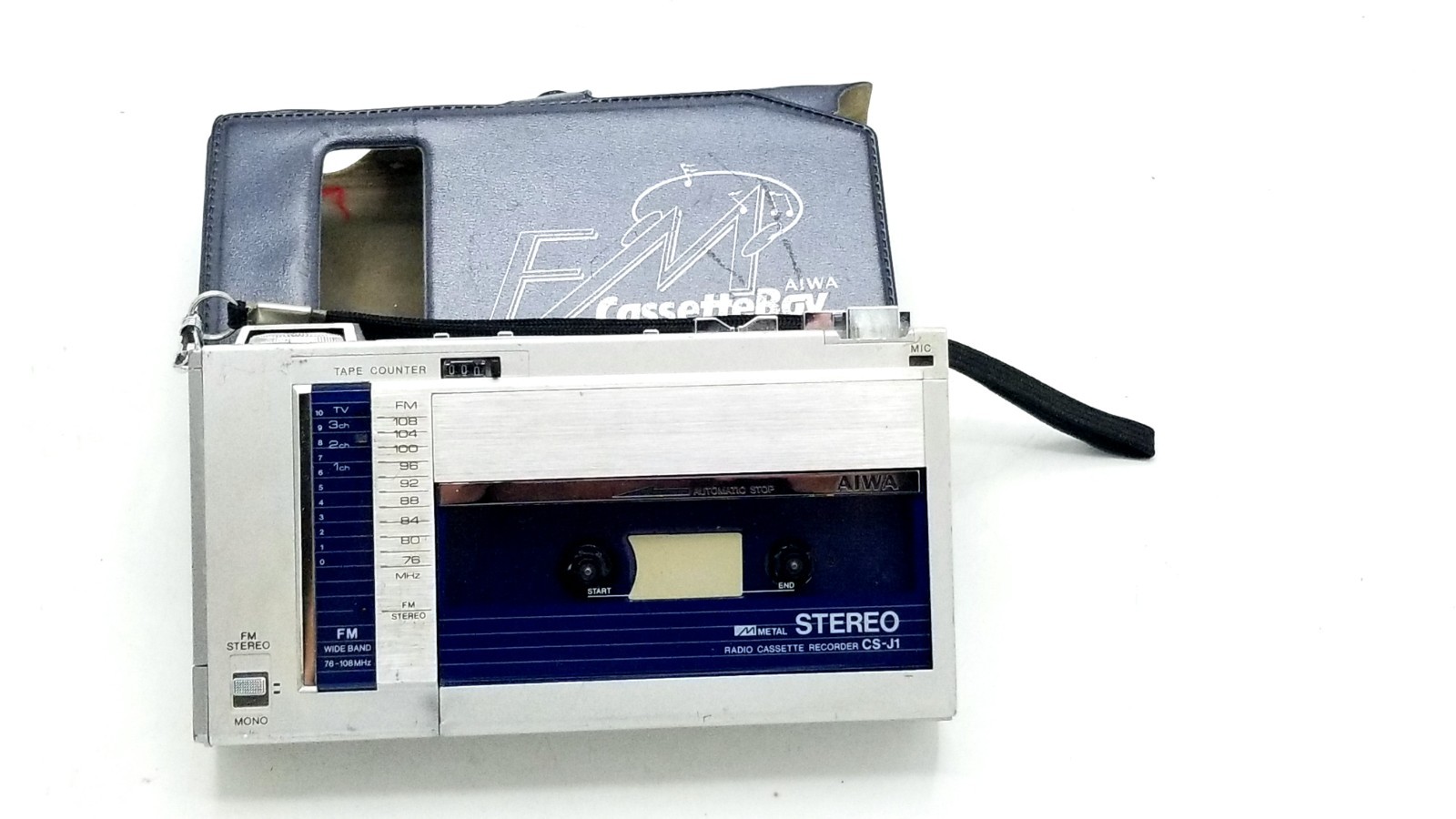 アイワ　カセットテープレコーダ CS-J1 レトロ アイワ カセットテープレコーダ CS-J1 レトロ