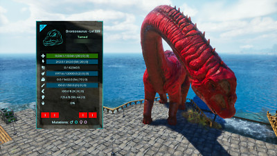 ARK Survival Ascended PvE - *NEW TOP STATS SOLID* Bronto | Brontosaurus 5632 W
