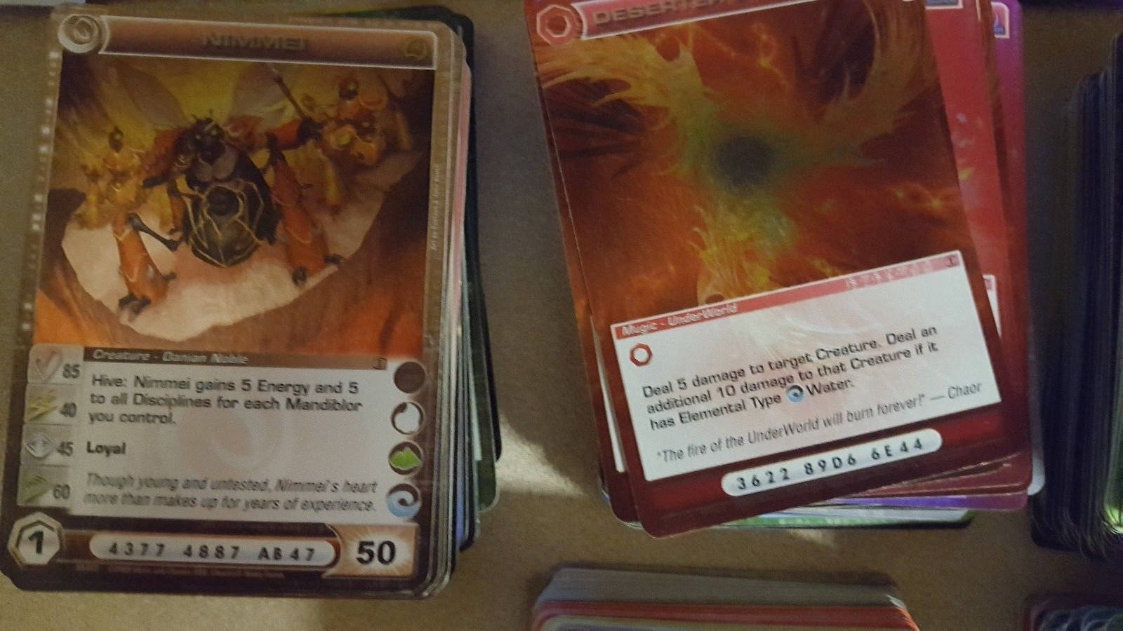 CHAOTIC CARD LOT - 100 CARDS (Commons, Uncommons, and Rares) Good Condition