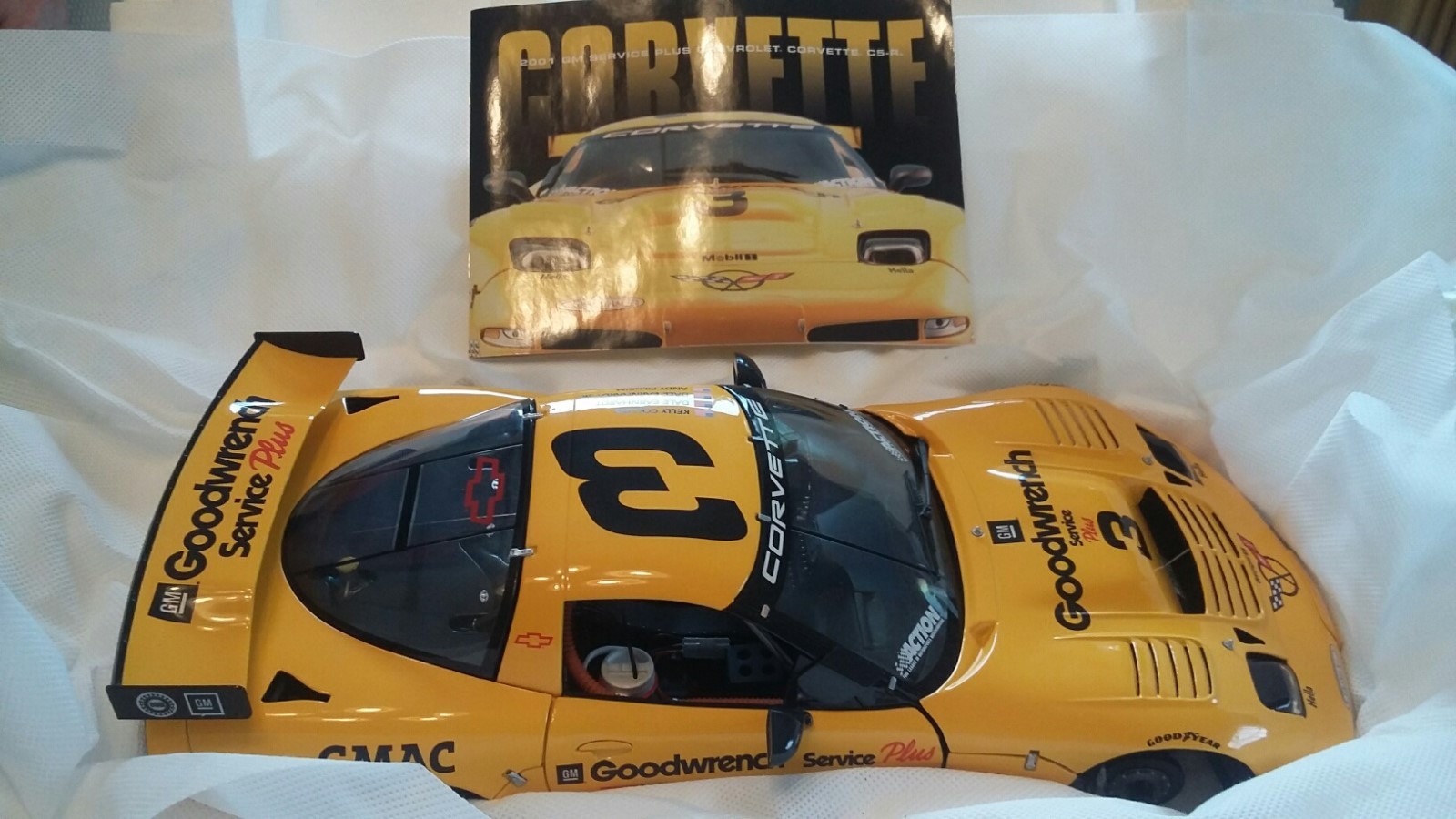 2001 GMP ACTION 1/12 GOODWRENCH #3 CORVETTE ROLEX EARNHARDT SR JR MINT IN BOX