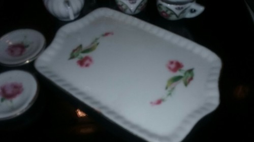 LEFTON PINK ROSE MINI TEA SET 3