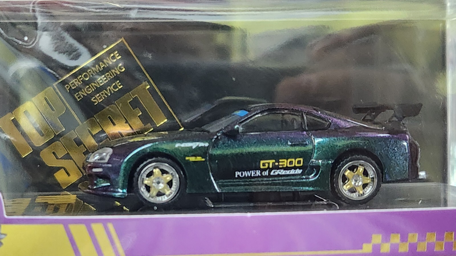 ポップレース1/64 トップシークレット GT300 スープラ BMC 2台 POP RACE 1/64 (ダイキャスト製) トップシークレット GT300