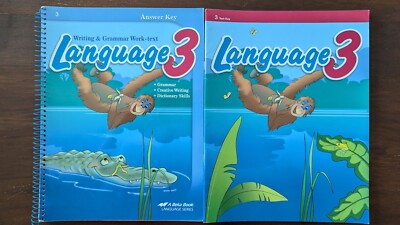 ABEKA Language 3 Teacher Keys, Lot Of 2