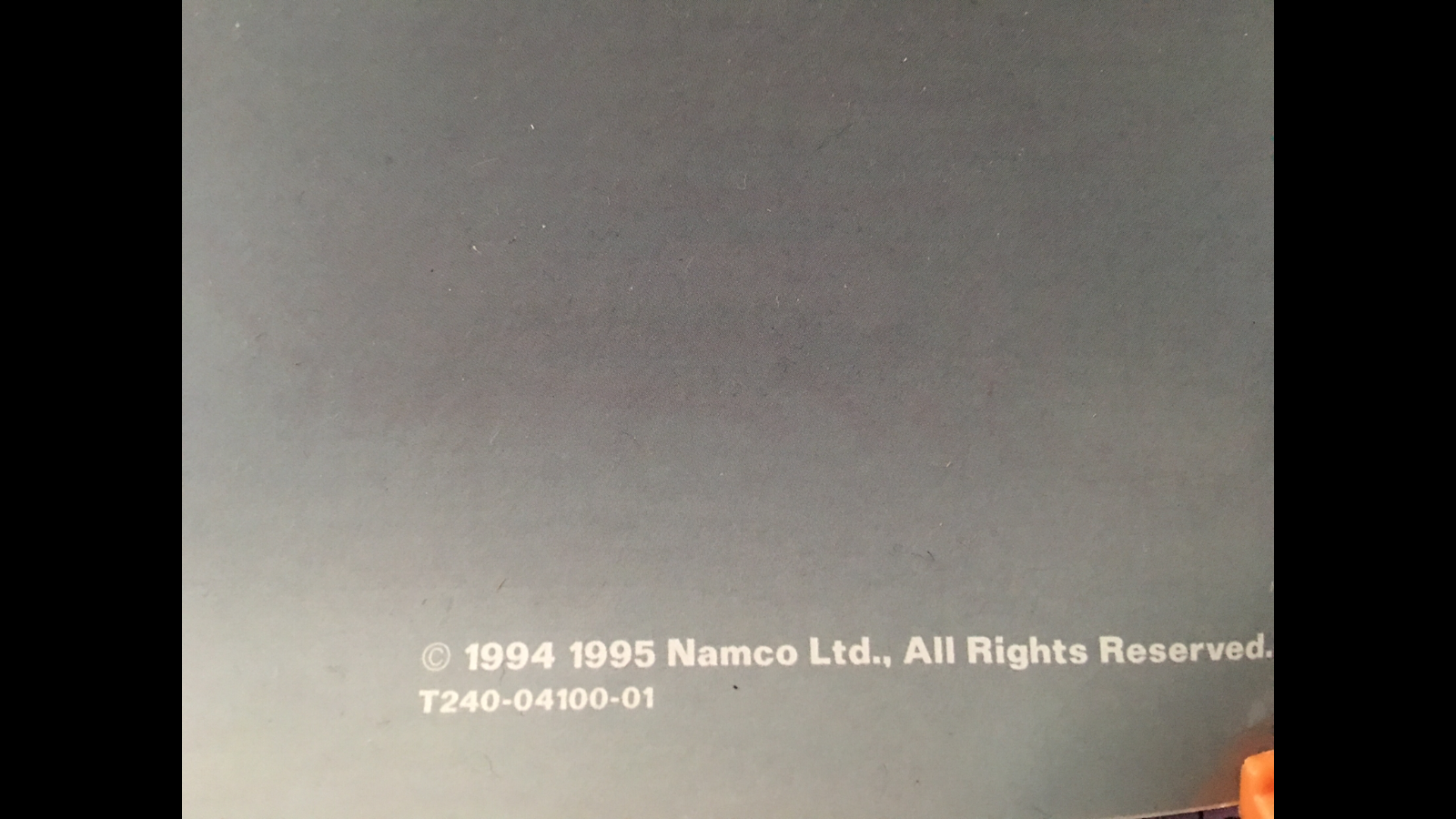 Tekken Namco Side Art Decals Vinyl NOS 1X Sticker Arcade Machine