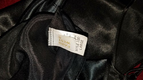 FARR WEST ecu cami Polyester glossy Size L large silky satin shiny glossy