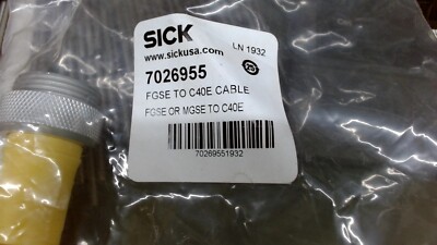 SICK 7026955 FGSE to C40E cable  New in bag