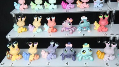 Cavalluccio marino, granchio aragosta LPS, foca Littlest Pet Shop autentici...
