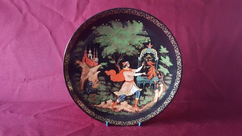 'The Golden Cage' Porcelain Plate # A 1590