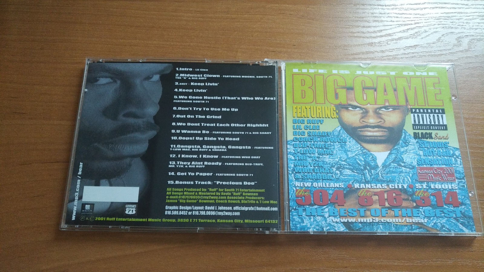 Big Game – Life Is Just One Big Game Big Game - Life Is Just One Big Game 2001 Rare Rap CD