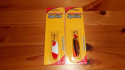 Johnson Sprite 1/8 унции Ложка для зимней ловли форели на джиг (2 шт.) Набор приманок НОВИНКА!