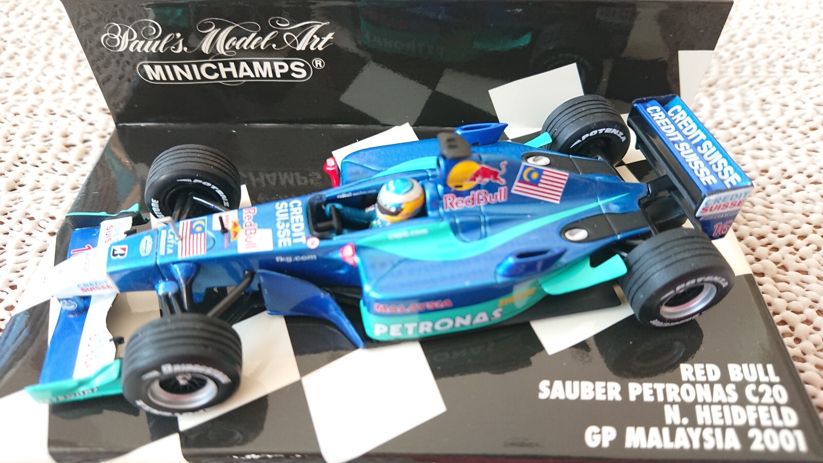 スポーツ 1/43 minichamps Sauber Petoronas C20 Minichamps 1:43 Red Bull Sauber Petronas C20 F1 Car Nick Heidfeld