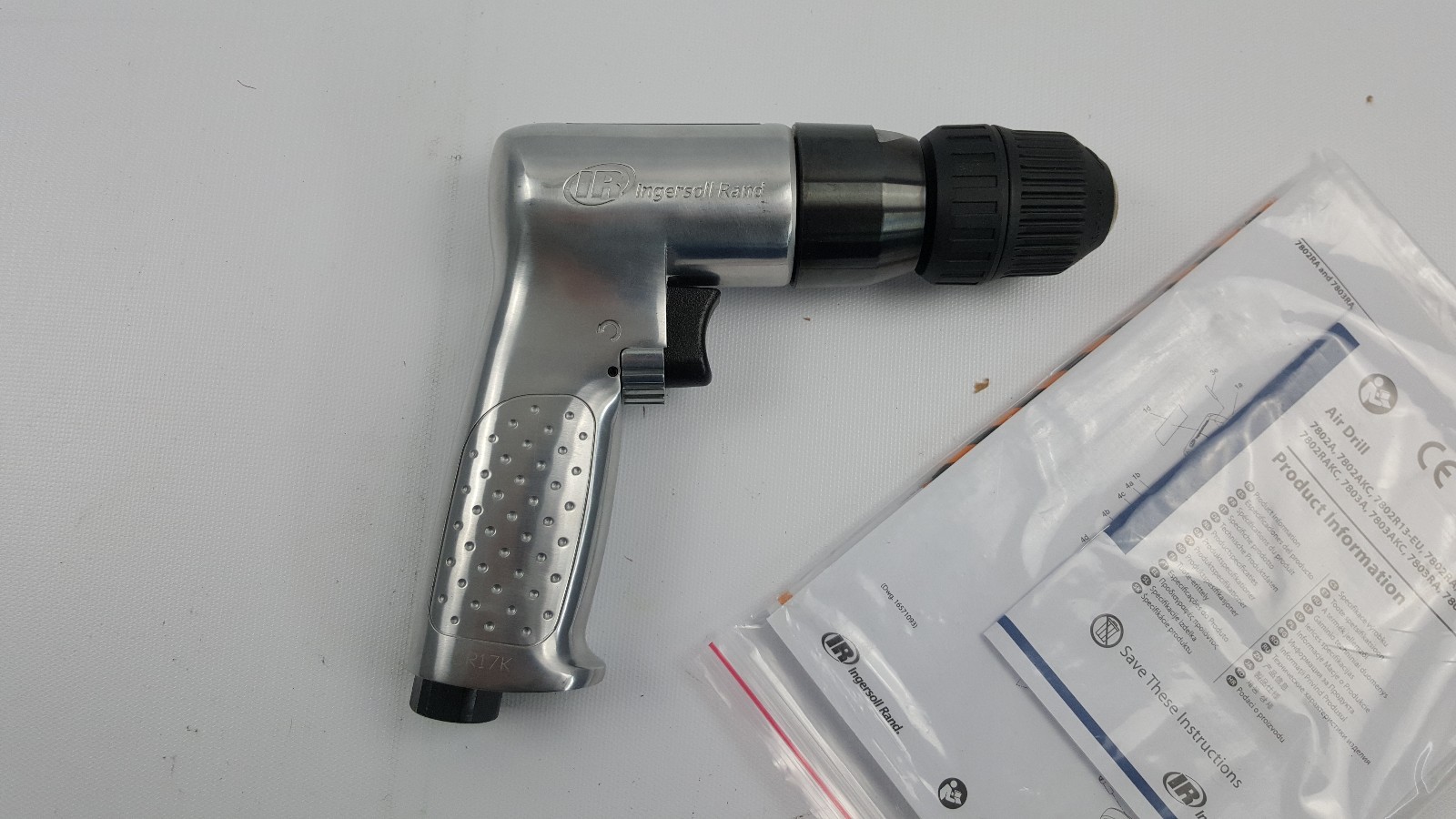 Ingersoll-Rand 7802RAKC Reversible Drill  3/8