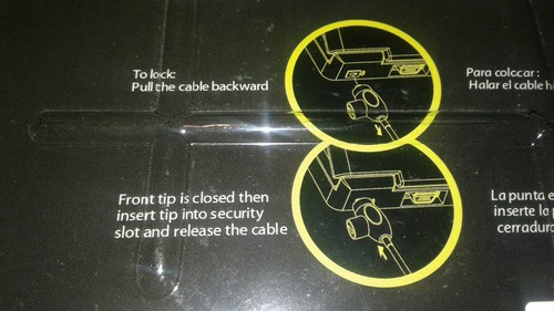 Klip Xtreme KSD-300 Security Cable Lock & Key